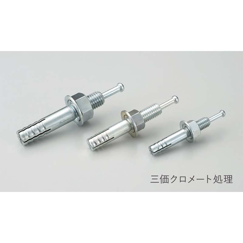 アンカー ルーティアンカー Cタイプ Ｍねじ スチール 三価クロメート処理 C-1210 ユニカ 30本 芯棒打込み式アンカー コンクリート 工事 三冨D |  | 01