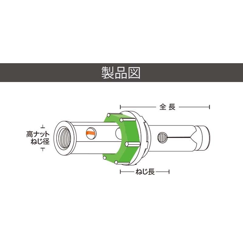アンカー クイックワンR-NUT TQRタイプ スチール 三価クロメート処理 TQR-3025 ユニカ 25本 テーパーボルト式アンカー コンクリート 工事 三冨D |  | 01