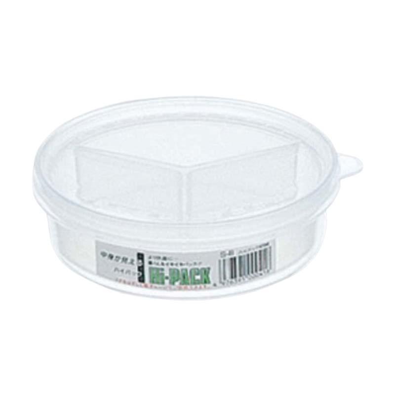 保存容器 抗菌 ハイパック 丸型 中子付 3ヶ入 S-241 φ140×H42mm 食品 保存 収納 容器 スS 代引不可 | 