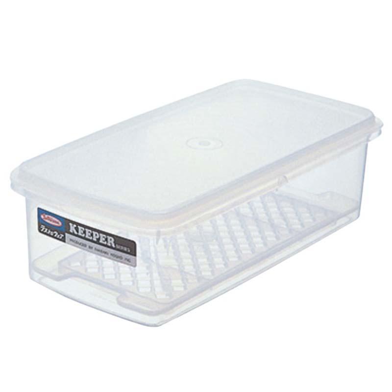保存容器 ラストロ フレッシュキーパー B-321N 160×307×H95mm スノコ付 食品 保存 収納 密封 容器 スS 代引不可 | 