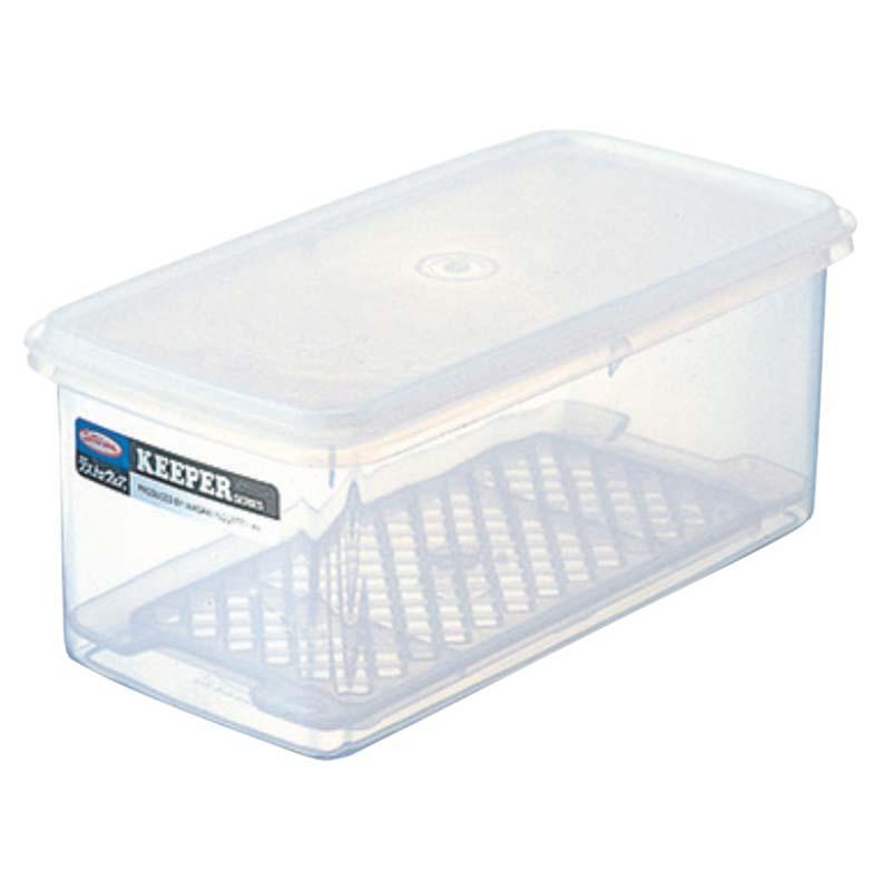 保存容器 ラストロ フレッシュキーパー B-322N 160×307×H120mm スノコ付 食品 保存 収納 密封 容器 スS 代引不可 | 