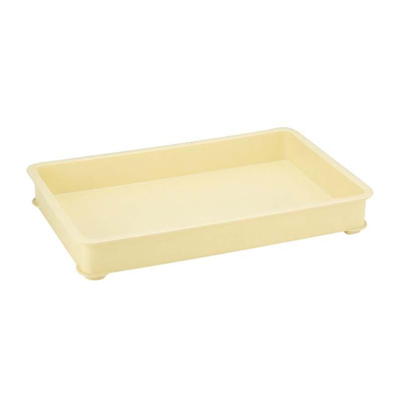 食品用コンテナ PP 大型番重 B型 643×417×H 90mm 容量16.9L ばんじゅう パン箱 製菓 コンテナ ポリプロピレン スS 代引不可 | 