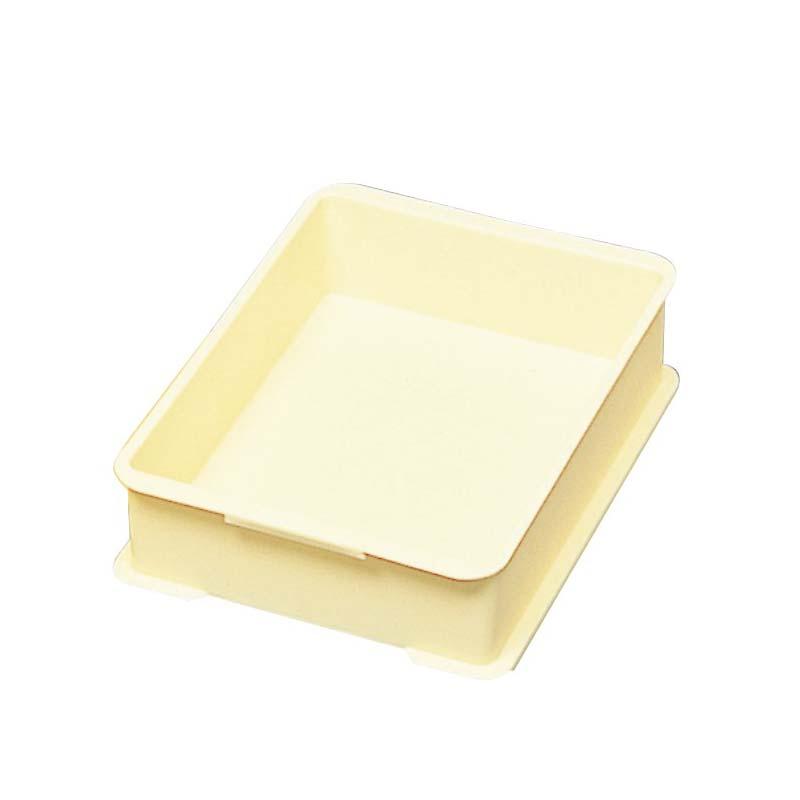 食品用コンテナ PP 半番重 孔無 386×289×H99mm 容量8.2L ばんじゅう 番重 コンテナ 容器 ポリプロピレン スS 代引不可 | 