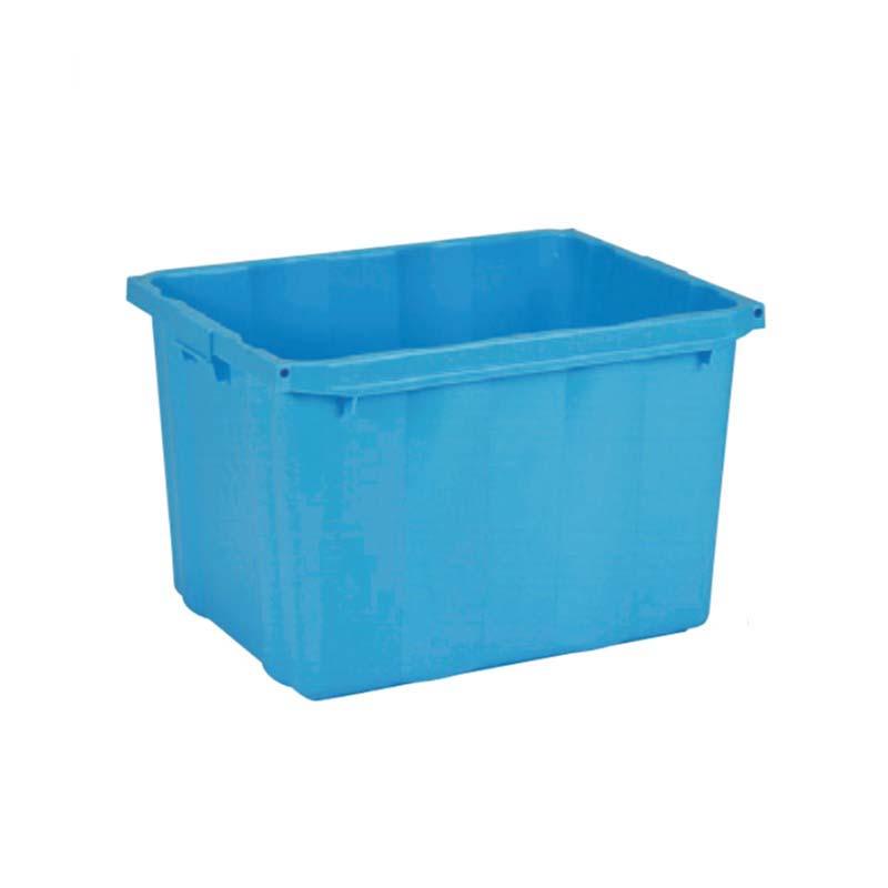 本体のみ コンテナ サンバケット 本体 ライトブルー #120NB 容量119L 蓋別売り ボックス型 コンテナー クリーニング用 収納 容器 スS 代引不可 | 