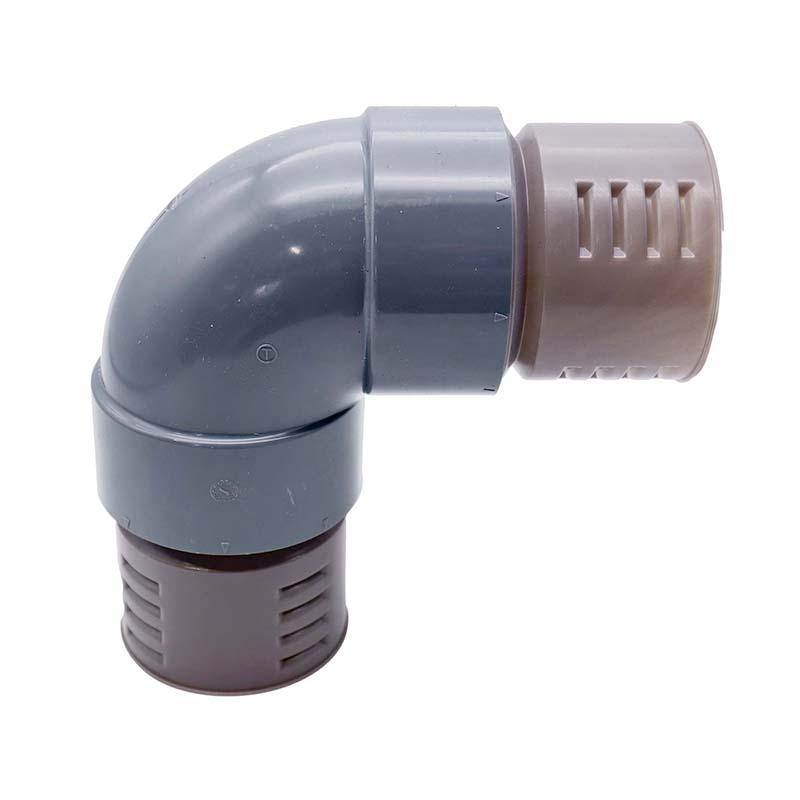 暗渠パイプ部品 90°エルボ φ50mm 継手 PE暗渠排水管 部品 暗渠パイプ あんきょ資材 水はけ 水たまり解消 T産 代引不可 |  | 01