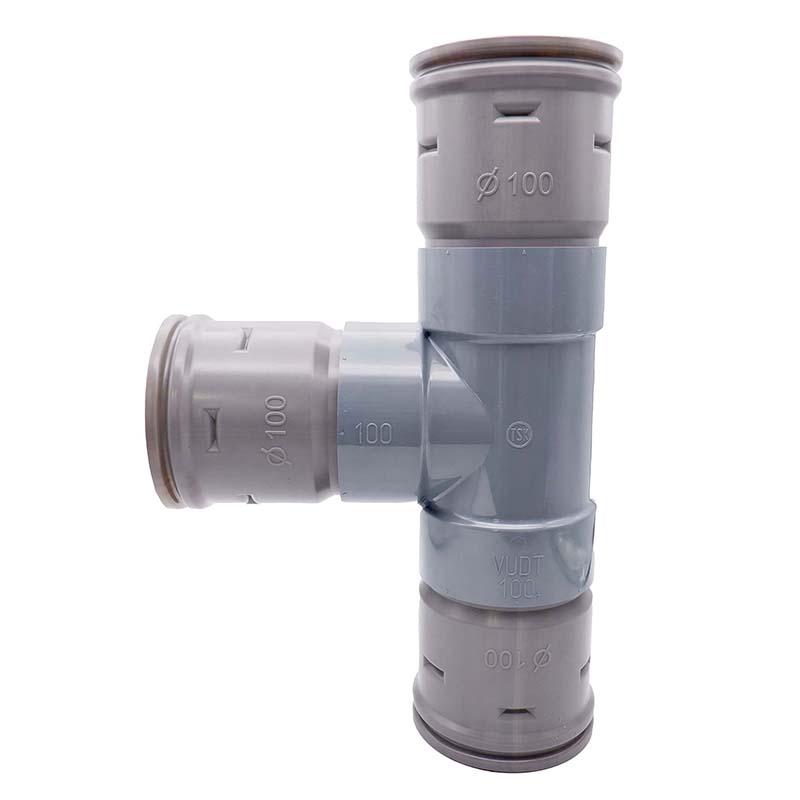暗渠パイプ部品 T字管 φ100mm PE暗渠排水管 部品 暗渠パイプ あんきょ資材 水はけ 水たまり解消 T産 代引不可 | 