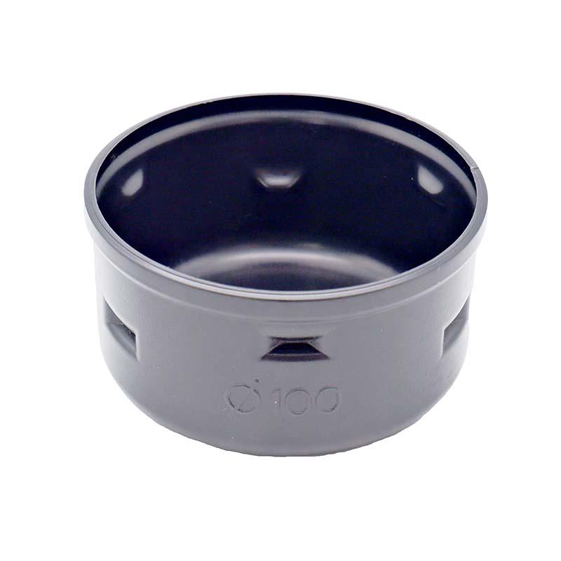 暗渠パイプ部品 キャップ φ100mm PE暗渠排水管 部品 暗渠パイプ あんきょ資材 水はけ 水たまり解消 T産 代引不可 | 