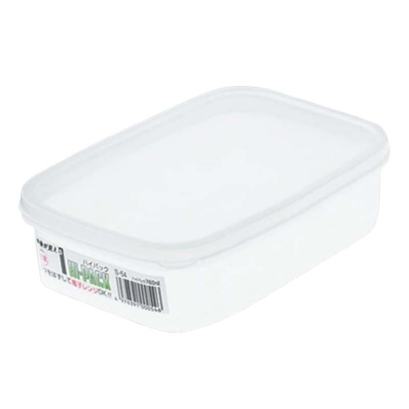 保存容器 抗菌ハイパック 角型 S-54 容量760ml 抗菌 食品 保存 収納 容器 スS 代引不可 | 