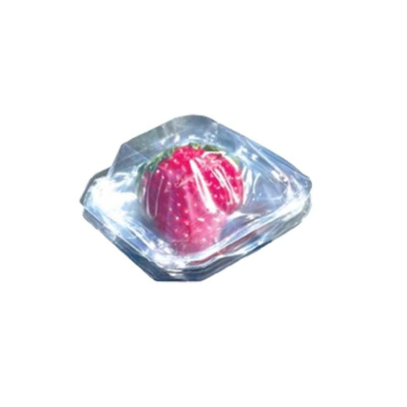 いちご容器 ゆりかーご Bタイプ 1玉 Sサイズ 250枚 イチゴ容器 苺 トレー ケース フタ付き 大石産業 カ施 個人宅配送不可 代引不可 | 