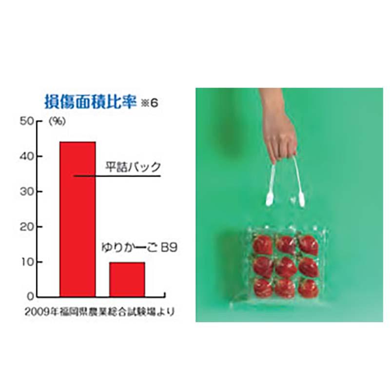 いちご容器 ゆりかーご Bタイプ 3玉 Lサイズ 120枚 イチゴ容器 苺 トレー ケース フタ付き 大石産業 カ施 個人宅配送不可 代引不可 |  | 02