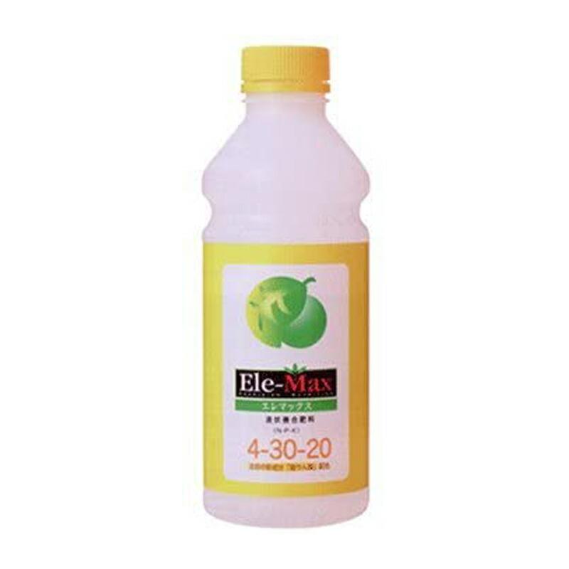 エレマックス 4-30-20 黄ラベル 葉面散布タイプ 9.46L ファイトクローム 肥料 液状複合 花芽 成熟 促進 収量 日持ち 果物 野菜 作物 農業 農園 園芸 畑 新ク D | 