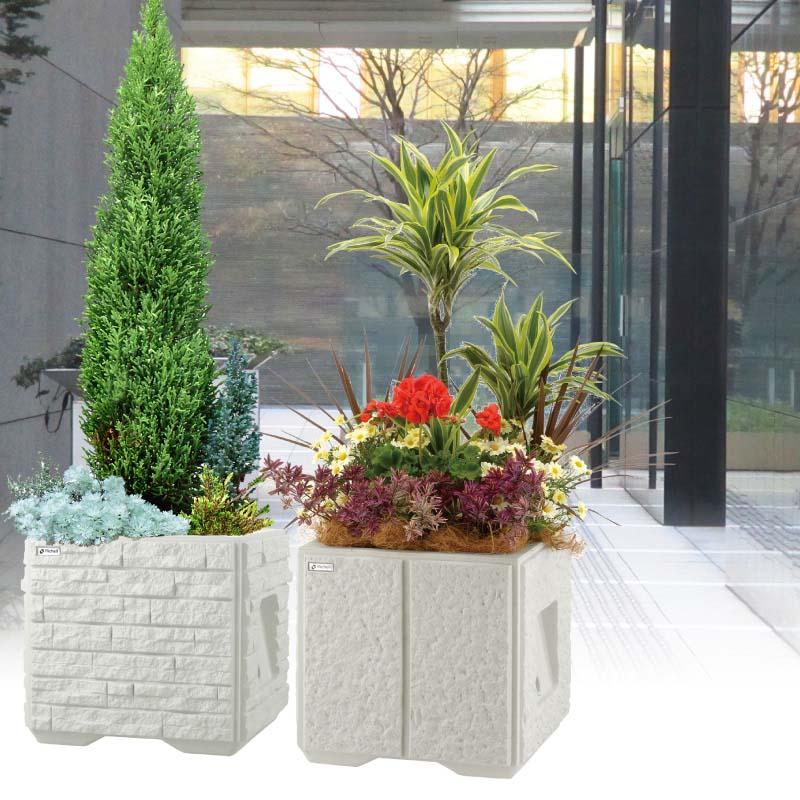 プランター タウンプランターWS 角45型 くしびき リッチェル 大型プランター 鉢 植木鉢 園芸 ガーデニング ガーデン用品 Richell カ園 個人宅配送不可 代引不可 |  | 01