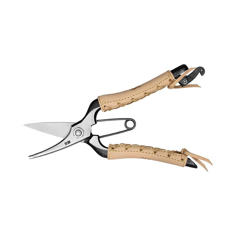 剪定ばさみ 剪定芽切鋏 7インチ 金止 本革巻 みきかじや村 TS131 万能鋏 はさみ 園芸 剪定 三冨D |  | 03