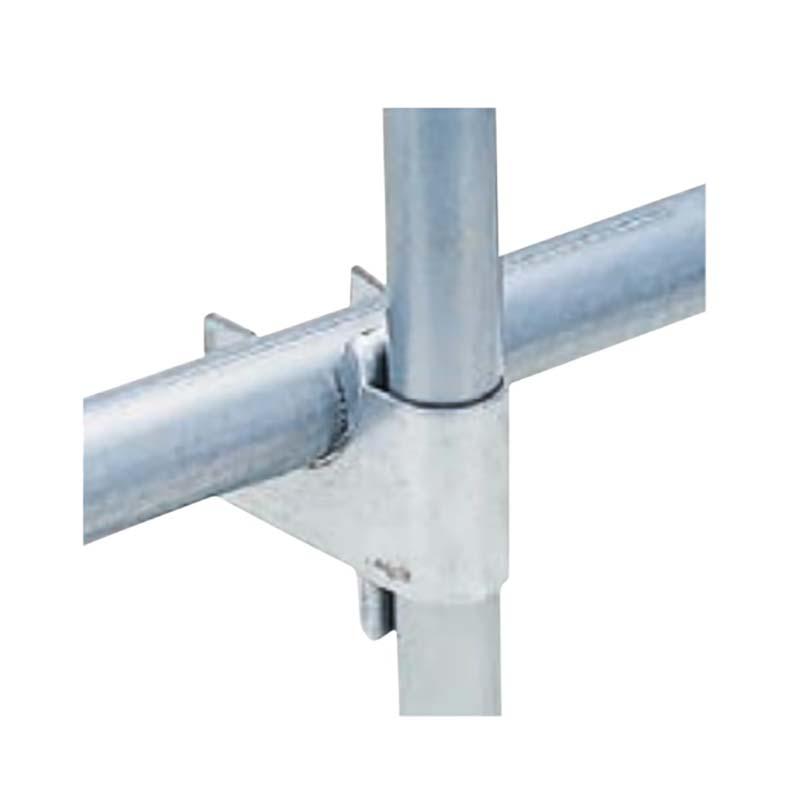 ハウス部材 十字金具 シャープクロスワン 43×43 50個 ビニールハウス 部品 渡辺パイプ 個人宅配送不可 代引不可 | 