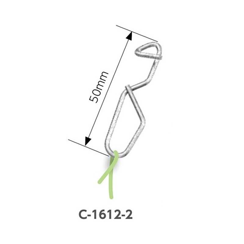 誘引フック 針金誘引フック C-1612-2 3000個 タキゲン 栽培 トマト 誘引 育苗 農業 園芸 作物 畑 ガーデニング サT 代引不可 |  | 01