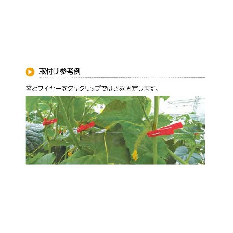 誘引クリップ クキクリップ CP-699-1 3000個 タキゲン 栽培 誘引 きゅうり 育苗 農業 園芸 作物 畑 ガーデニング サT 代引不可 |  | 01