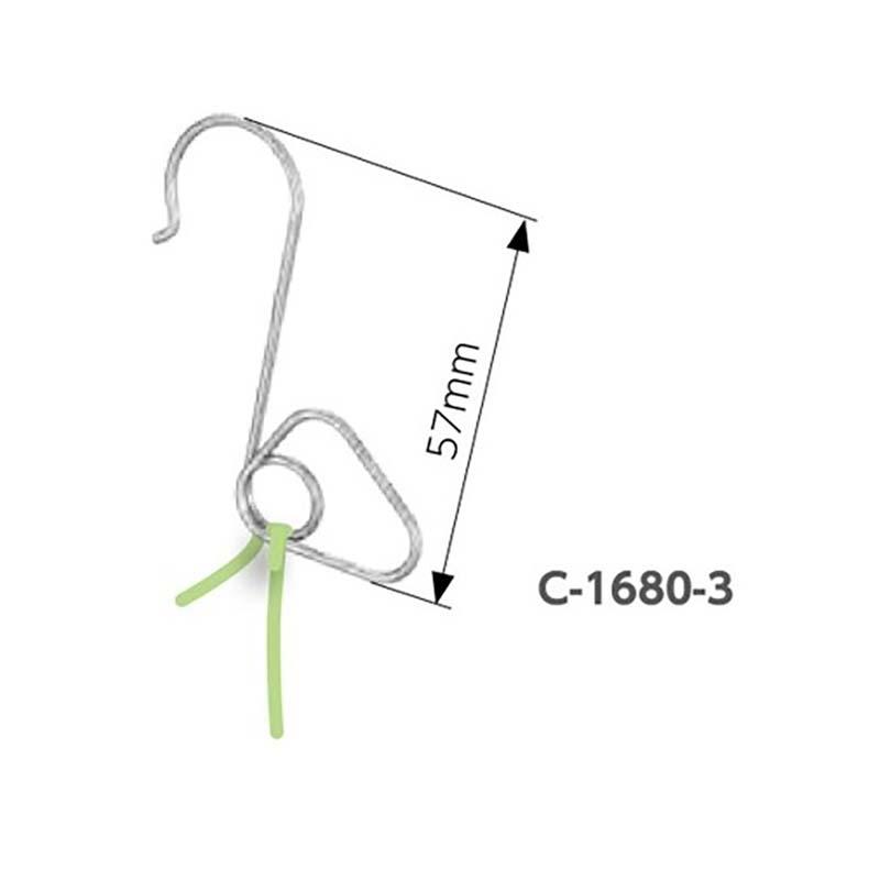 パイプ用 針金誘引フック 適合パイプ径φ19mm 紐簡単取付 C-1680-3 2500個 タキゲン 誘引 針金 栽培 育苗 農業 園芸 作物 畑 ガーデニング サT 代引不可 |  | 01