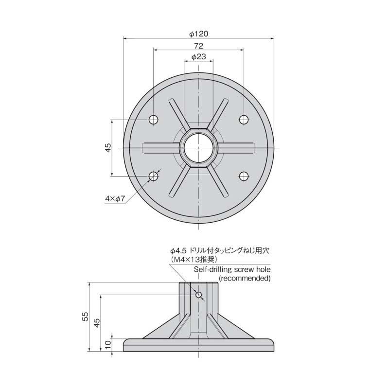 沈下防止用 ワンタッチフランジ CP-684-1 2個組 80セット タキゲン イチゴ栽培 育苗 農業 園芸 作物 畑 ガーデニング サT 代引不可 |  | 01