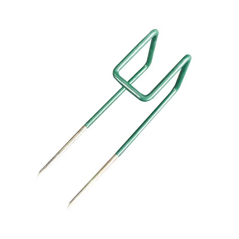 固定ピン U字溝300型簡易クリップ 100本入 040045 白崎コーポレーション 防草シート U字溝 固定 クリップ ピン 釘 シB 代引不可 | 