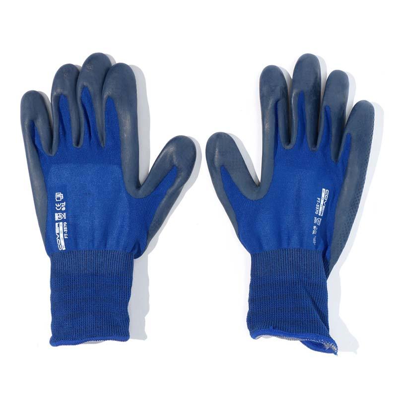 天然ゴム手袋 カラーグリップ FT-3370 手袋 ゴム手袋 背抜き 作業用 カヴァーワーク D |  | 04