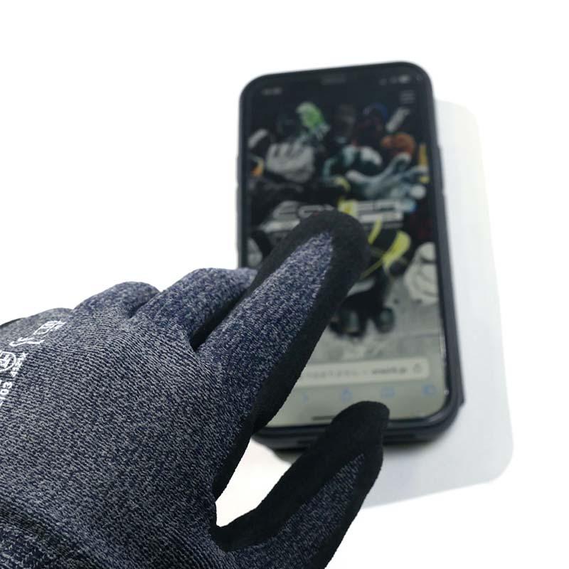 ニトリルゴム手袋 13Gニトリル背抜きUFC一層 3双組 FT-312103-3P ネイビー 手袋 ゴム手袋 背抜き 作業用 カヴァーワーク D |  | 04