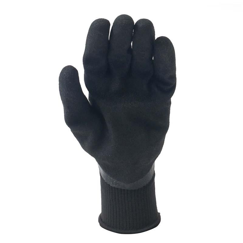 ニトリルゴム手袋 ニトリルカバーリングコート手袋UFC二層 13G特殊紡糸ポリエステル FT-332101 黒 手袋 ニトリル ゴム手袋 防水 作業用 カヴァーワーク D |  | 01