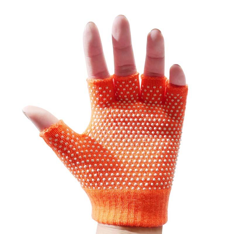 軍手 のびのび5本指切軍手 すべり止め付 FT-3135 フリーサイズ 手袋 指きり すべり止め 作業用 カヴァーワーク D |  | 03