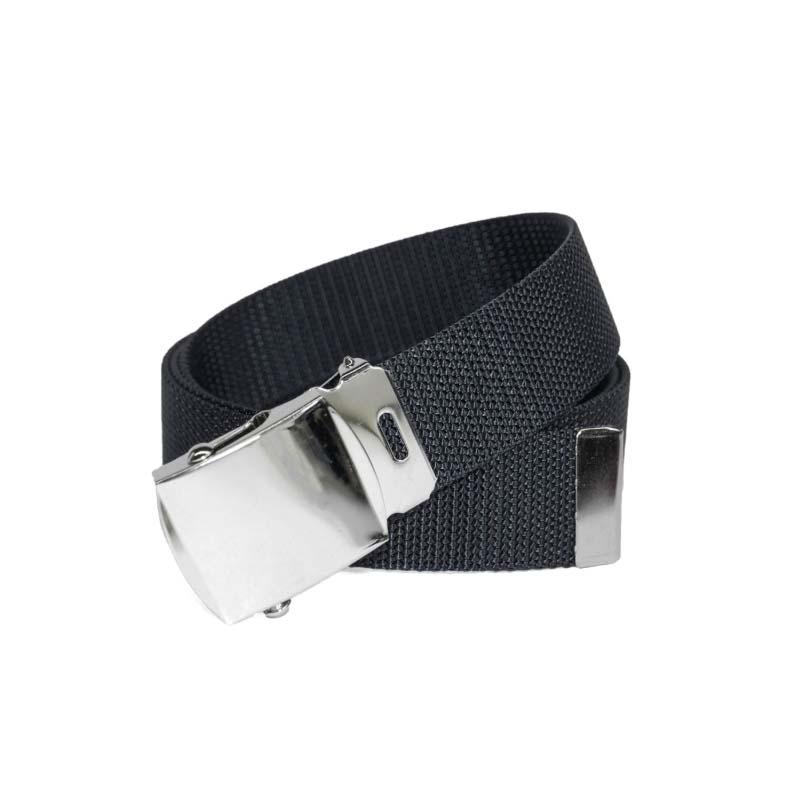 ベルト ナイロンローラーベルト 3.2cm×130cm FT-1065 黒 ワークベルト 布製 無段階サイズ調節 作業服 作業着 日本製 国産 カヴァーワーク D | 