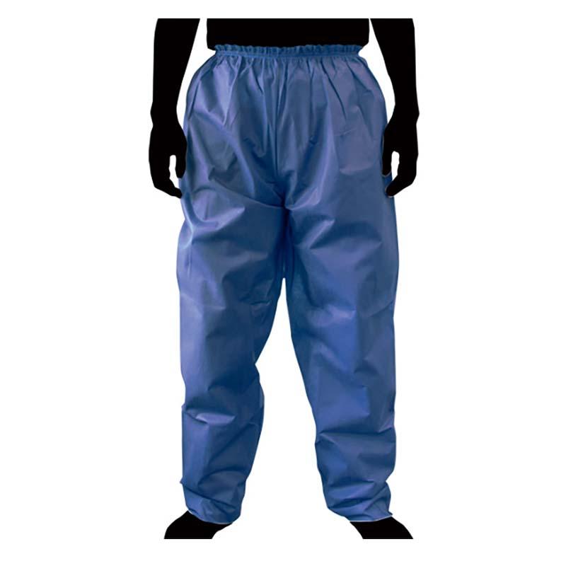 作業服 不織布 パンツ FT-925 紺 使い捨て 使い切り 作業着 ズボン 衛生用品 掃除 ガーデニング 作業 カヴァーワーク D | 