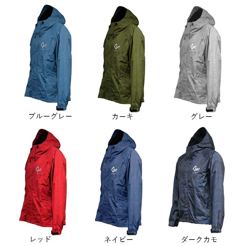 レインウェア ムーブレイン ストレッチ レインパーカー AG-7000 雨具 フーディー コンパクト 収納袋付 キャンプ アウトドア カヴァーワーク D |  | 01