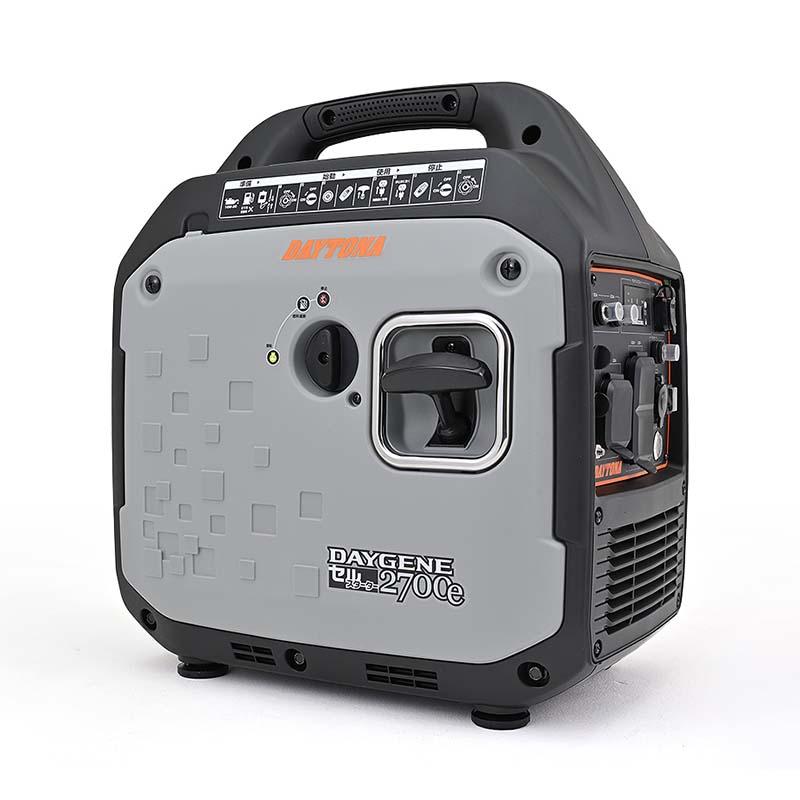 デイジェネ 2700e デイトナ 2700VA 静音型 インバーター 発電機 55642 セルスターター DAYGENE2700e DAYTONA シBD | 