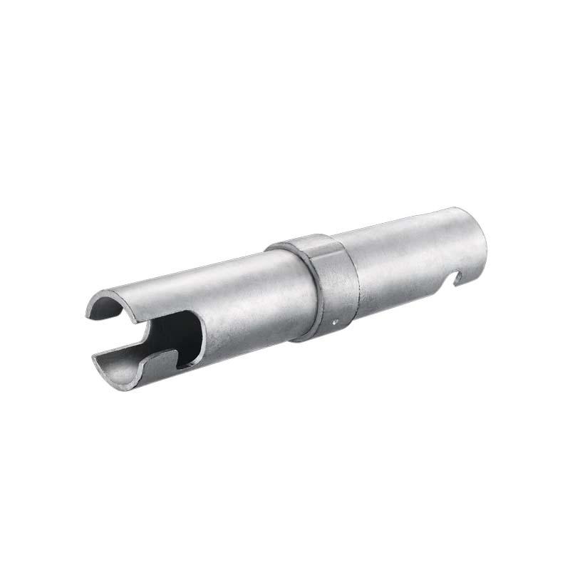 単管パイプレールシステム レール用直線ジョイント φ48.6用 C-670-SJ-48.6-2 タキゲン ハウス資材 単管パイプレール パーツ 部品 農業 作物 栽培 サT 代引不可 | 