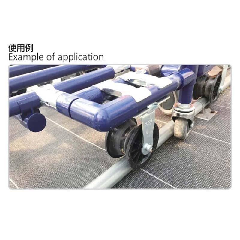 パイプレール用 キャスター 固定車 K-674-K-1 タキゲン ハウス資材 パイプレール走行用 車輪 タイヤ 部品 農業 作物 栽培 サT 代引不可 |  | 02
