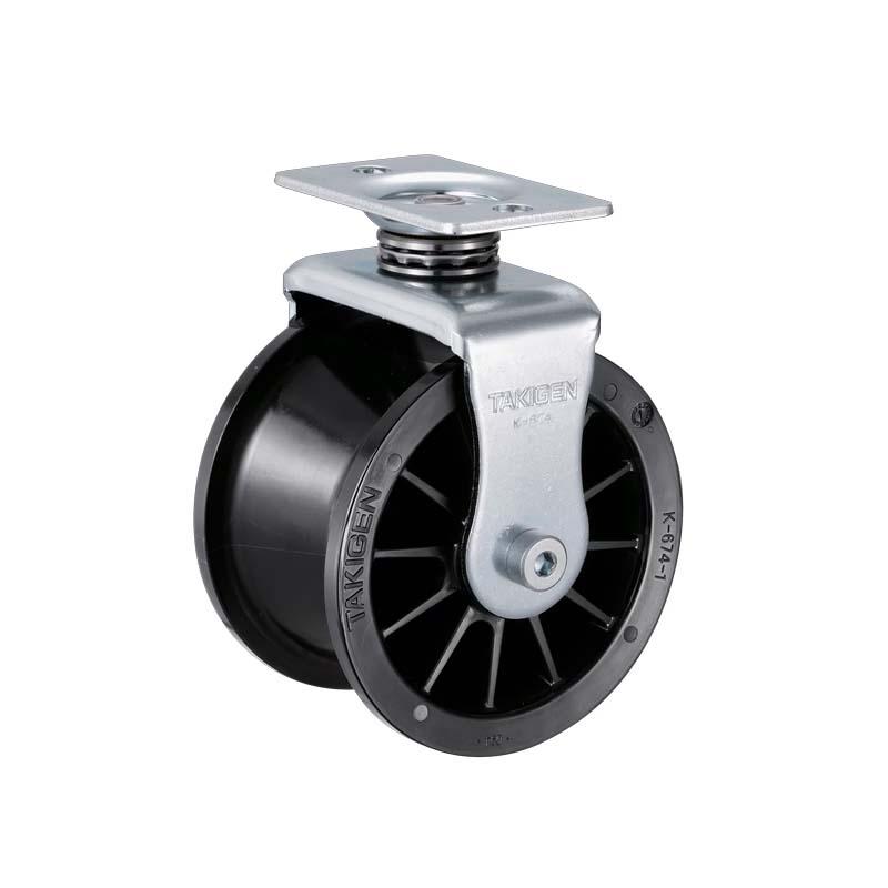 パイプレール用 キャスター 自在車 K-674-G-1 タキゲン ハウス資材 パイプレール走行用 車輪 タイヤ 部品 農業 作物 栽培 サT 代引不可 | 