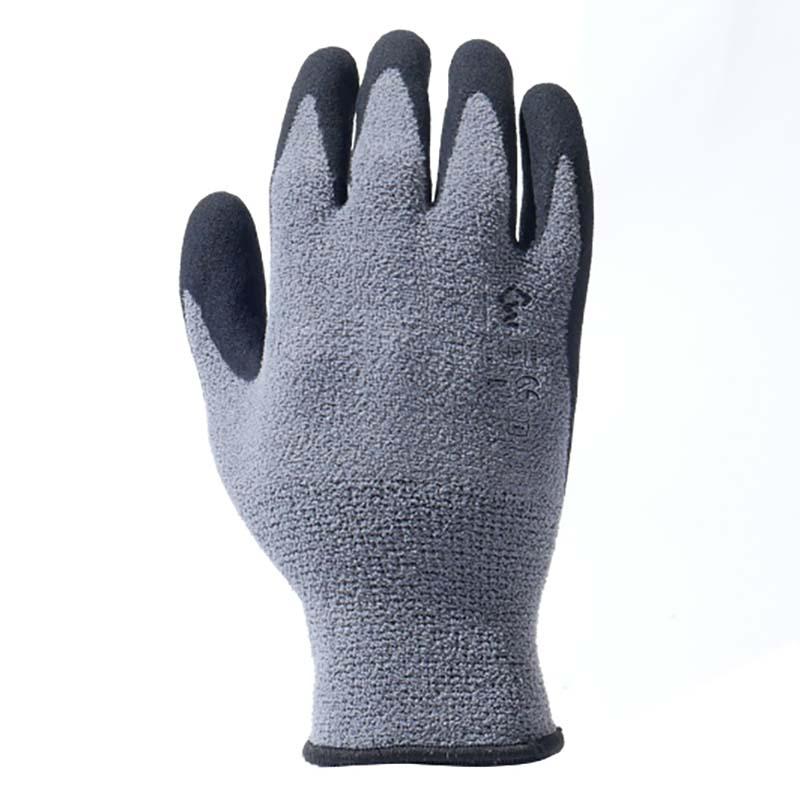 手袋 マイクロフリース軽防寒背抜き手袋 FT-311409 グレー 防寒手袋 背抜き手袋 保温 作業用 カヴァーワーク D | 