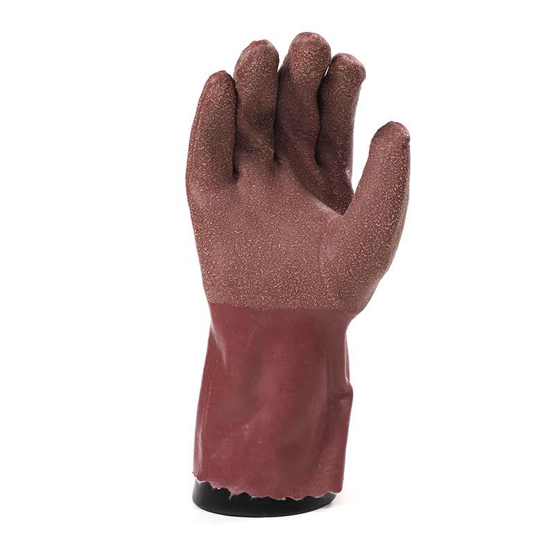 手袋 防寒ラバーグローブ FT-3550 ブラウン 防寒手袋 ゴム手袋 保温 作業用 カヴァーワーク D |  | 01