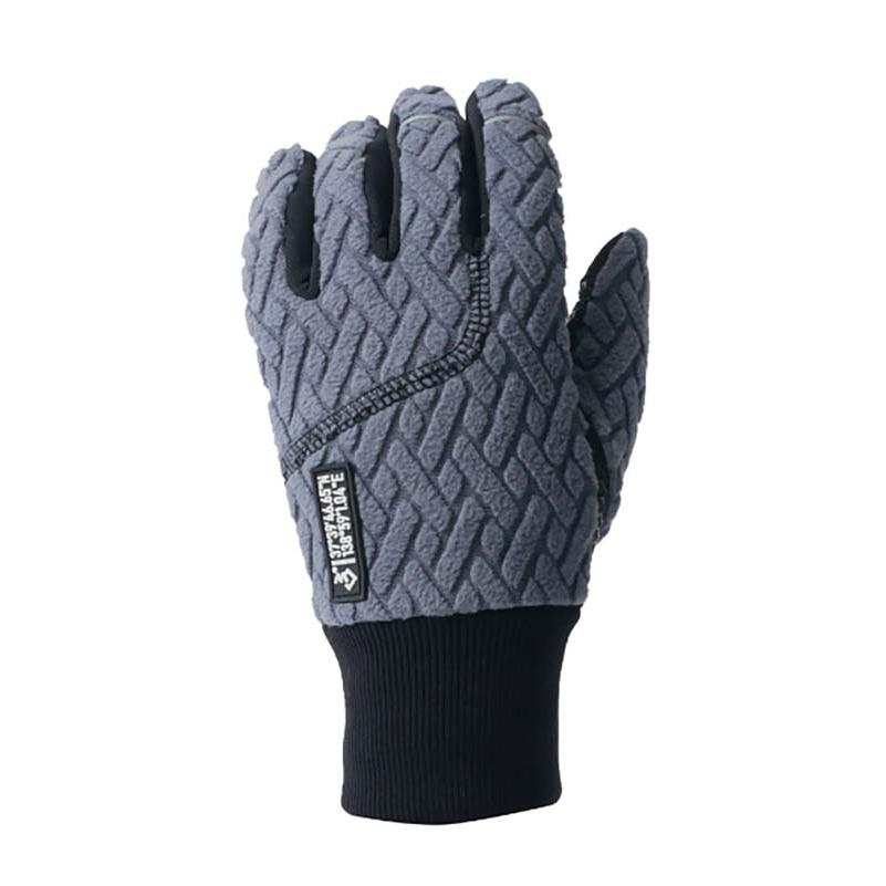 手袋 ブロックフリースソフト防風グローブ FT-355416 グレー グローブ 防寒手袋 保温 防風 すべり止め 作業用 カヴァーワーク D | 