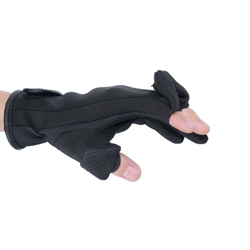 手袋 ウェットクラブ クロロプレン 2.5mm 3本指出し付グローブ FT-356602 黒 グローブ 防寒手袋 保温 作業用 カヴァーワーク D |  | 04