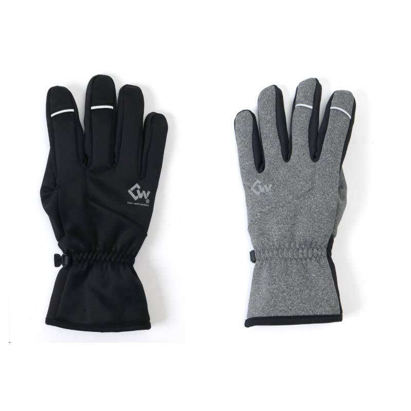 手袋 フリースソフト防水防寒グローブ シリコンすべり止め付 FT-355407 防寒 防水 保温 冬 アウトドア 除雪 作業 カヴァーワーク D | 