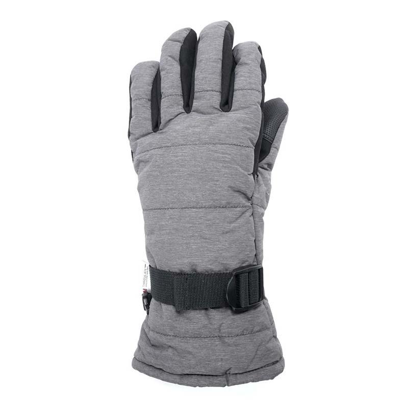 手袋 ファイバーダウン防水防寒グローブ FT-355402 グレー 防寒 防水 保温 冬 アウトドア 除雪 作業 カヴァーワーク D | 