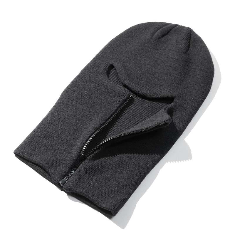 目出し帽 ハイゲージファスナー付き目出し帽 AG-158 フェイスマスク 防寒 保温 冬 アウトドア 除雪 作業 カヴァーワーク D |  | 02