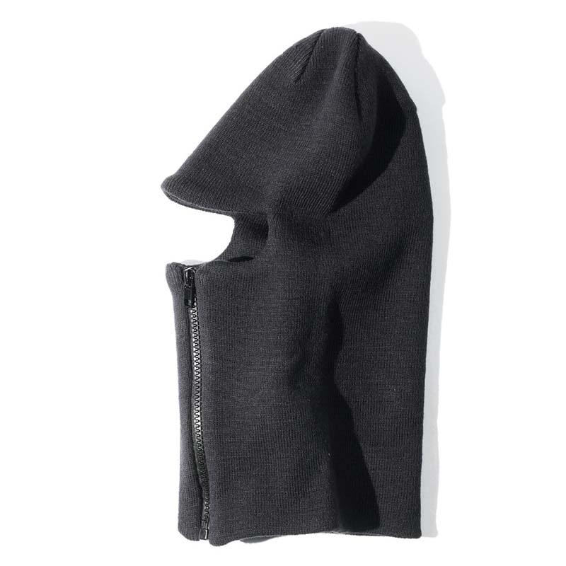 目出し帽 ハイゲージファスナー付き目出し帽 AG-158 フェイスマスク 防寒 保温 冬 アウトドア 除雪 作業 カヴァーワーク D |  | 03