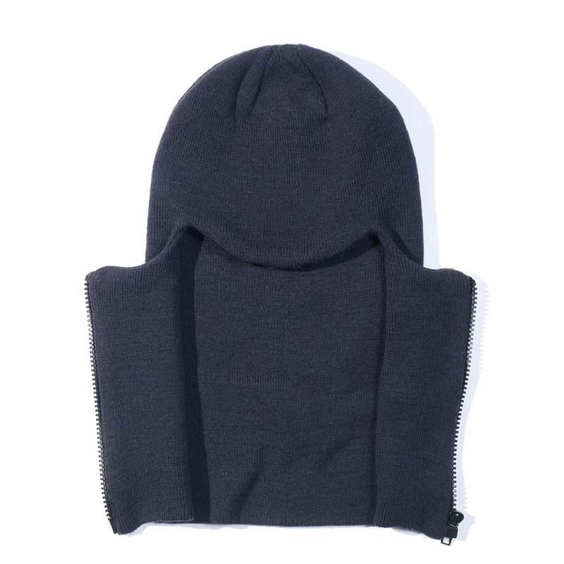 目出し帽 ハイゲージファスナー付き目出し帽 AG-158 フェイスマスク 防寒 保温 冬 アウトドア 除雪 作業 カヴァーワーク D |  | 04