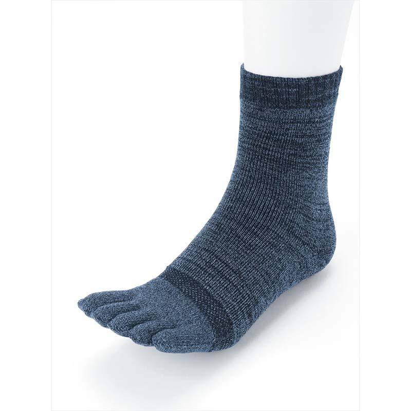 靴下 つま先かかと裏パイル発熱ソックス 5本指 2P FT-2550 メンズ ソックス 防寒 保温 抗菌防臭 冬 アウトドア 除雪 作業 カヴァーワーク D |  | 03