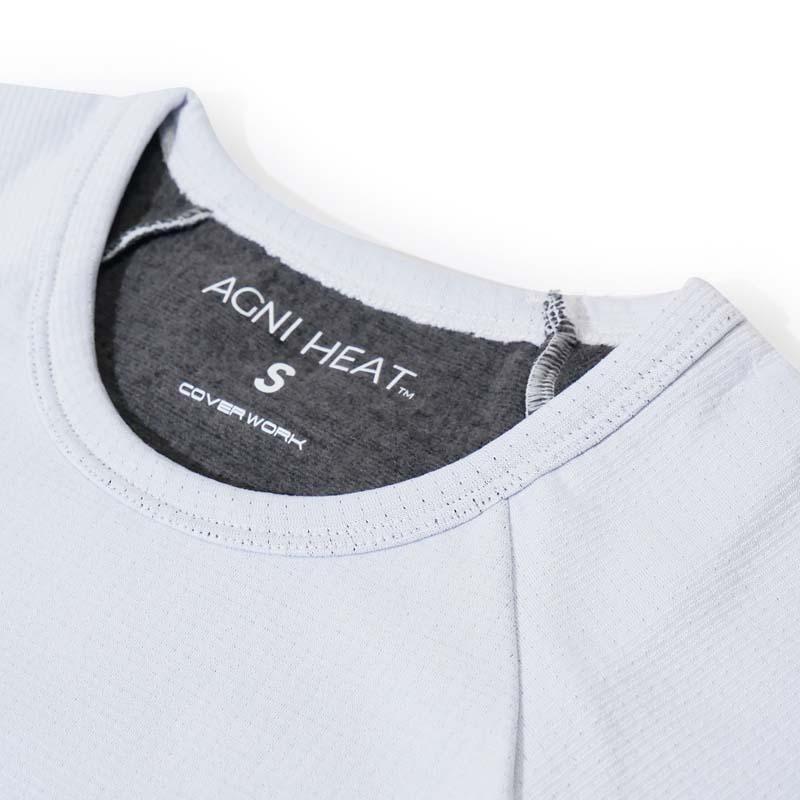 防寒ウェア AGNI HEAT 帯電防止アグニヒートシャツ クルーネック TMF-6524 メンズ インナー 防寒 保温 冬 アウトドア スポーツ 除雪 作業 カヴァーワーク D |  | 04