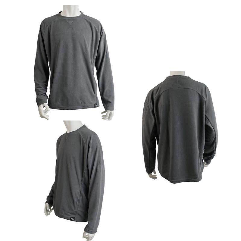 ロングスリーブワークシャツ TMF-6560 防寒 保温 メンズ カットソー 長袖 作業着 ファッション アウトドア カヴァーワーク D |  | 01