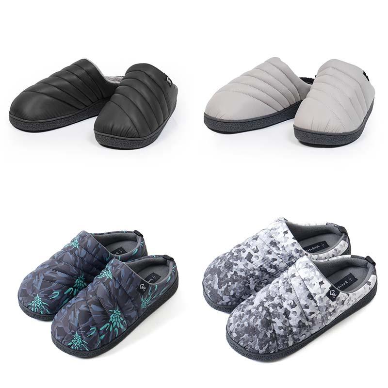 モックサンダル CW-754 サンダル 靴 シューズ スリッパ 冬 防寒 室内 オフィス 庭 カヴァーワーク D | 