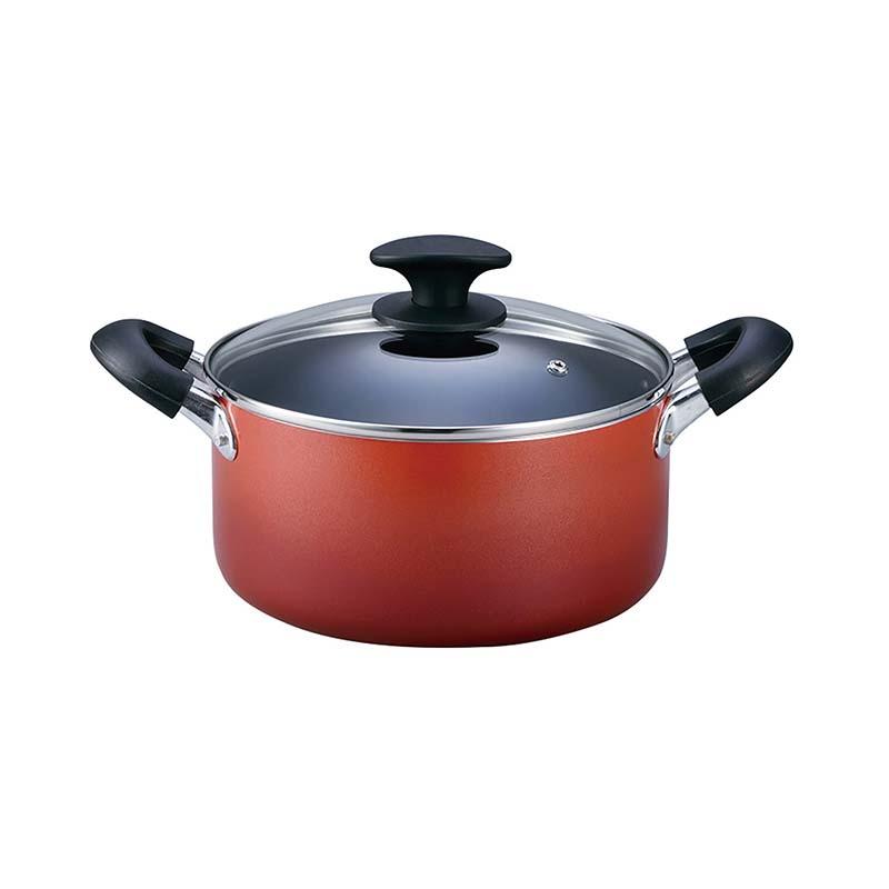 鍋 IHマイティII 両手鍋 22cm IH対応 北陸アルミニウム なべ キッチンウェア 調理器具 金TD | 