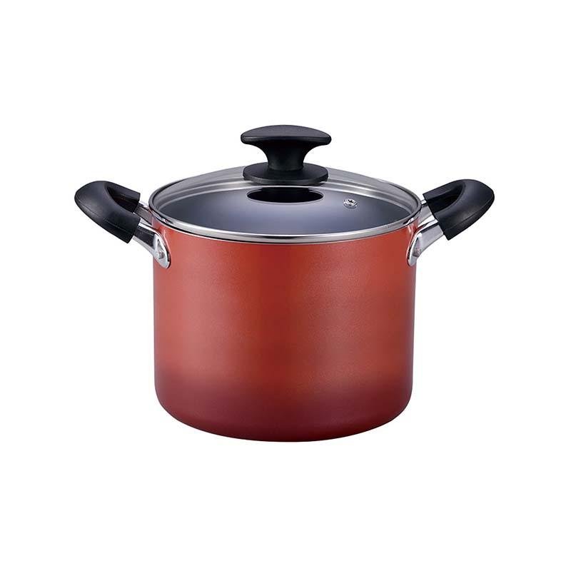 鍋 IHマイティII 深型両手鍋 20cm IH対応 北陸アルミニウム なべ キッチンウェア 調理器具 金TD | 