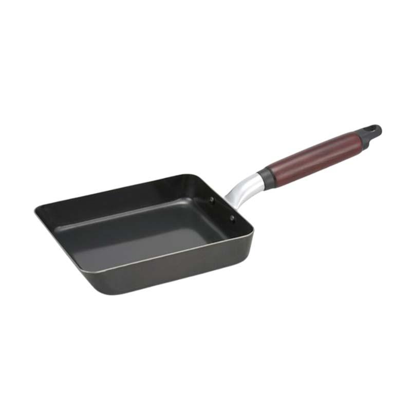 フライパン 味達人 玉子焼M 14×18cm A-1826 IH対応 国産 北陸アルミニウム 鉄製 キッチンウェア 調理器具 金TD | 
